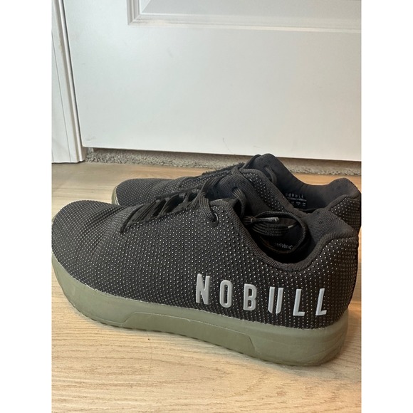 NOBULL Shoes - NOBULL SuperFabric Trainer Black Army Green Training Shoes Mens 6.5 Womens 8